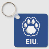 Eastern Illinois Panthers Paw Print & EIU Sleutelhanger (Voorkant)