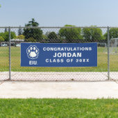 Eastern Illinois Panthers Paw Print & EIU Spandoek (Insitu)