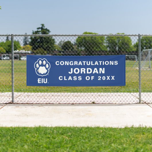 Eastern Illinois Panthers Paw Print & EIU Spandoek (Insitu)