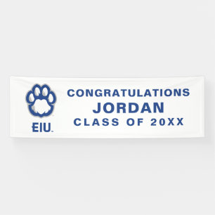 Eastern Illinois Panthers Paw Print & EIU Spandoek