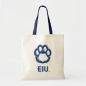 Eastern Illinois Panthers Paw Print & EIU Tote Bag (Voorkant)