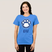 Eastern Illinois Panthers Paw Print & EIU Tri-Blend Shirt (Voorkant volledig)