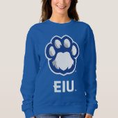 Eastern Illinois Panthers Paw Print & EIU Trui (Voorkant)