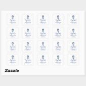 Eastern Illinois Panthers Paw Print & EIU Vierkante Sticker (Vel)