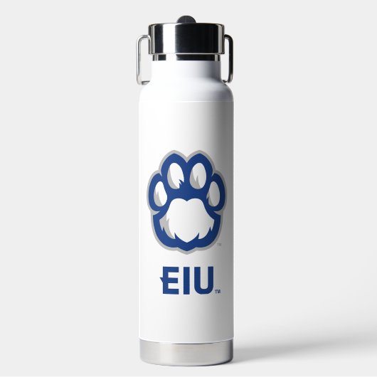 Eastern Illinois Panthers Paw Print & EIU Waterfles (Voorkant)