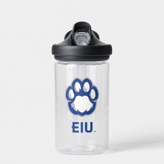 Eastern Illinois Panthers Paw Print & EIU Waterfles (Voorkant)