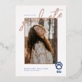 Eastern Illinois Panthers Pootafdruk & EIU Folie Uitnodiging (Voorkant)