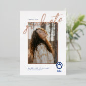 Eastern Illinois Panthers Pootafdruk & EIU Folie Uitnodiging (Staand Voorkant)