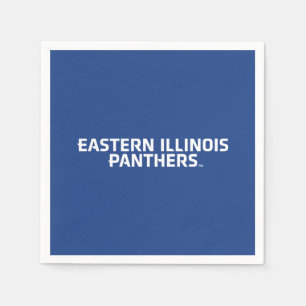 Eastern Illinois Panthers Tekst Logo Servet