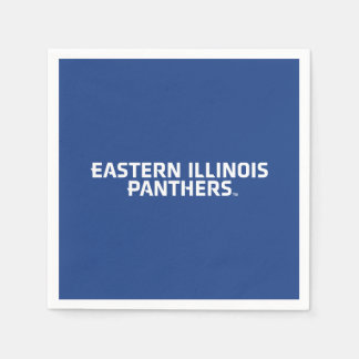 Eastern Illinois Panthers Tekst Logo Servet