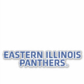 Eastern Illinois Panthers Tekst Logo Sticker (Voorkant)