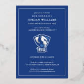 Eastern Illinois University Panthers Logo Folie Uitnodiging (Voorkant)