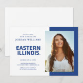 Eastern Illinois University woordmerk logo Aankondiging (Voorkant / Achterkant)