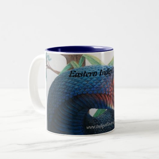 Eastern Indigo Coffee Mok (Voorkant links)