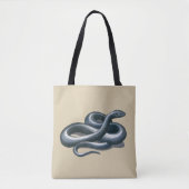 Eastern Indigo Snake Art Tote Bag (Voorkant)