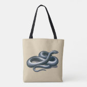 Eastern Indigo Snake Art Tote Bag (Achterkant)