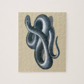 Eastern Indigo Snake Jigzaag Puzzle Legpuzzel (Verticaal)