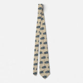 Eastern Indigo Snake Necktie Stropdas (Achterkant)