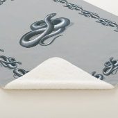 Eastern Indigo Snake Sherpa Deken (3/4)