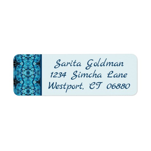 Eastern Kaleidoscope Return Address Labels (Voorkant)