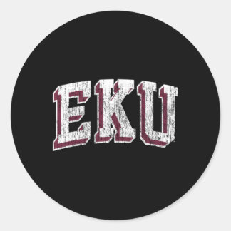 Eastern Kentucky Colonels Arch Ronde Sticker