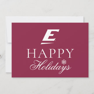 Eastern Kentucky University E Feestdagenkaart