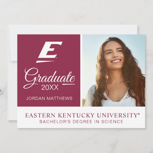 Eastern Kentucky University E Kaart (Voorkant)