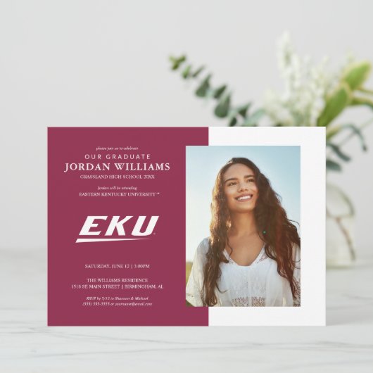 Eastern Kentucky University | EKU Aankondiging (Staand voorkant)