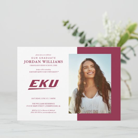 Eastern Kentucky University | EKU Aankondiging (Staand voorkant)