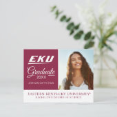 Eastern Kentucky University | EKU Aankondigingskaart (Staand voorkant)
