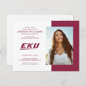 Eastern Kentucky University | EKU Aankondigingskaart (Voorkant / Achterkant)