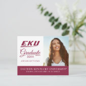 Eastern Kentucky University | EKU Aankondigingskaart (Staand voorkant)
