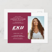 Eastern Kentucky University | EKU Aankondigingskaart (Voorkant / Achterkant)