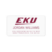 Eastern Kentucky University | EKU Etiket (Voorkant)