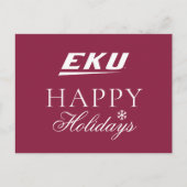 Eastern Kentucky University | EKU Feestdagenkaart (Voorkant)