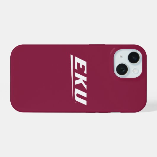 Eastern Kentucky University | EKU iPhone 15 Case (Achterkant horizontaal)