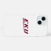 Eastern Kentucky University | EKU iPhone 15 Case (Achterkant horizontaal)
