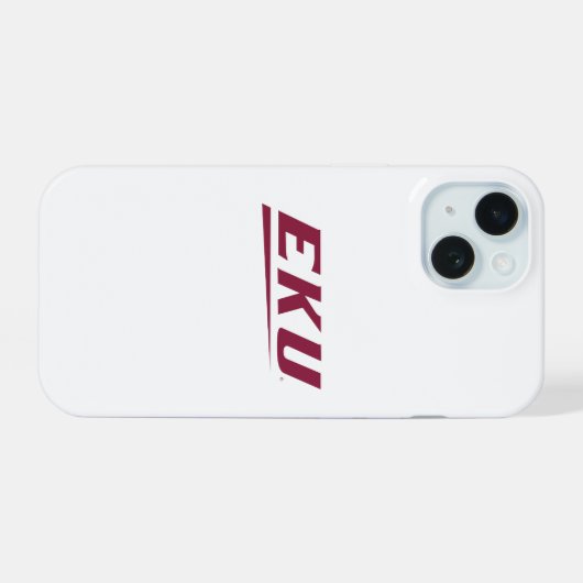 Eastern Kentucky University | EKU iPhone 15 Case (Achterkant horizontaal)