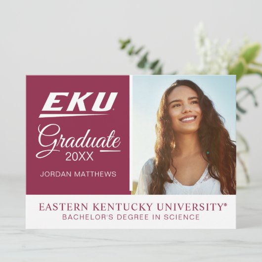 Eastern Kentucky University | EKU Kaart (Staand voorkant)