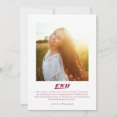 Eastern Kentucky University | EKU Kaart (Achterkant)