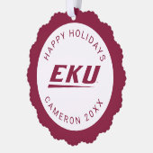Eastern Kentucky University | EKU Ornament Kaart (Links)