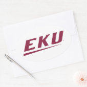 Eastern Kentucky University | EKU Ovale Sticker (Envelop)