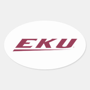 Eastern Kentucky University EKU Ovale Sticker
