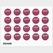 Eastern Kentucky University | EKU Ronde Sticker (Vel)