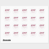 Eastern Kentucky University | EKU Ronde Sticker (Vel)