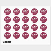 Eastern Kentucky University | EKU Ronde Sticker (Vel)
