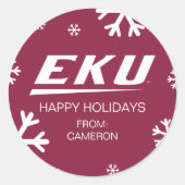 Eastern Kentucky University | EKU Ronde Sticker (Voorkant)