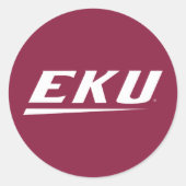 Eastern Kentucky University | EKU Ronde Sticker (Voorkant)