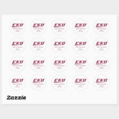 Eastern Kentucky University | EKU Ronde Sticker (Vel)