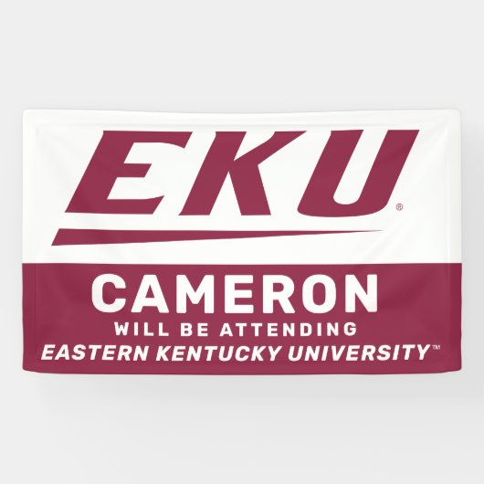 Eastern Kentucky University | EKU Spandoek (Horizontaal)